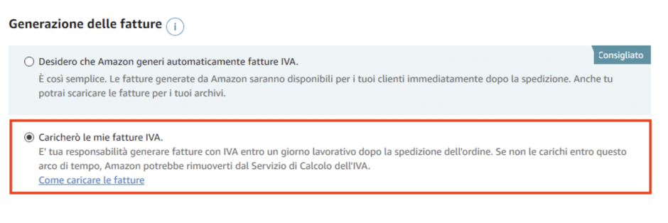Guida Einvoix | Caricherò le mie fatture Amazon
