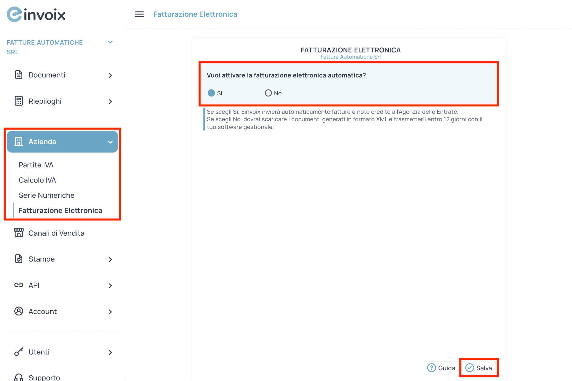 Guida Einvoix | Fatturazione Elettronica